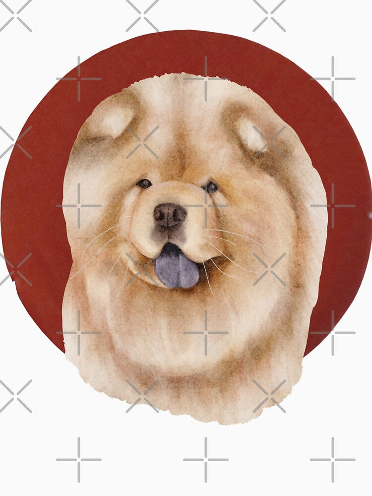 Tongue Out Chow Chow (Large Print) by Myloveforpets T-Shirts, Hoodie, Sweatshirt | BlankRebels.com (Image 3)