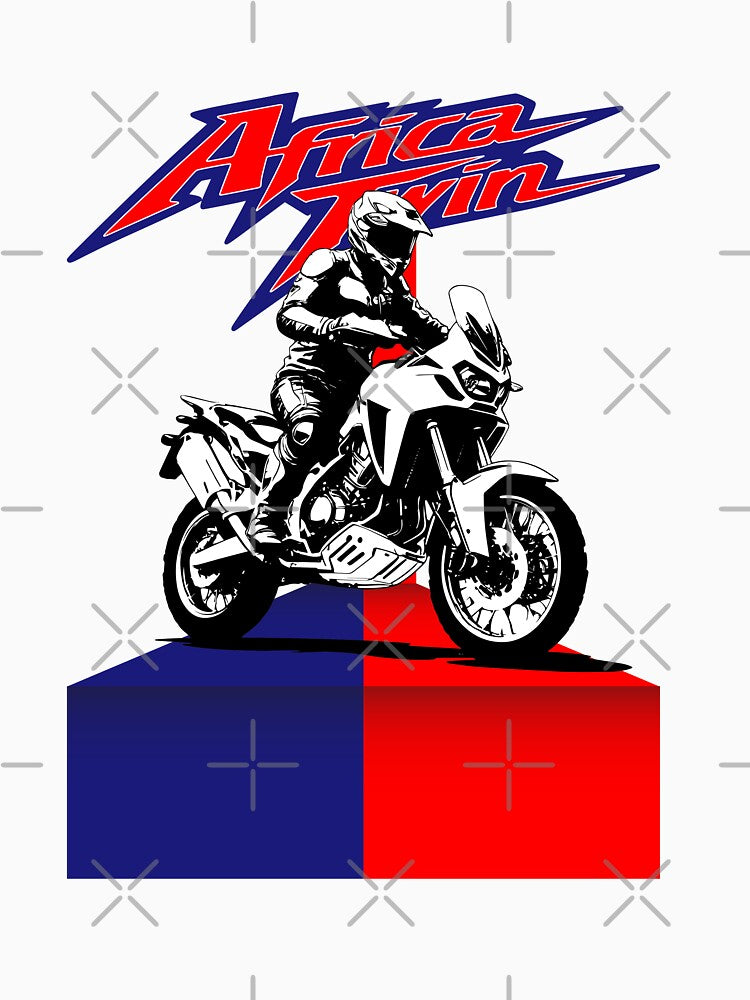 AfricaTwin adventure by Tommy Graphic T-Shirts, Hoodie, Sweatshirt | BlankRebels.com (Image 3)