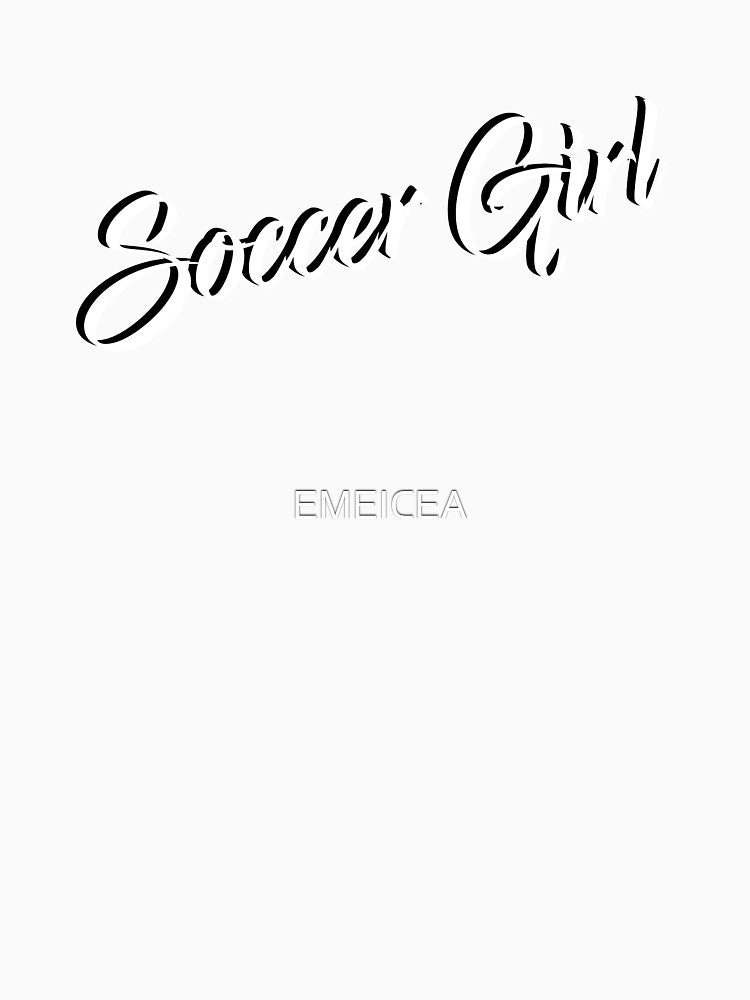 SOCCER GIRL T-SHIRT SPORT by EMEICEA