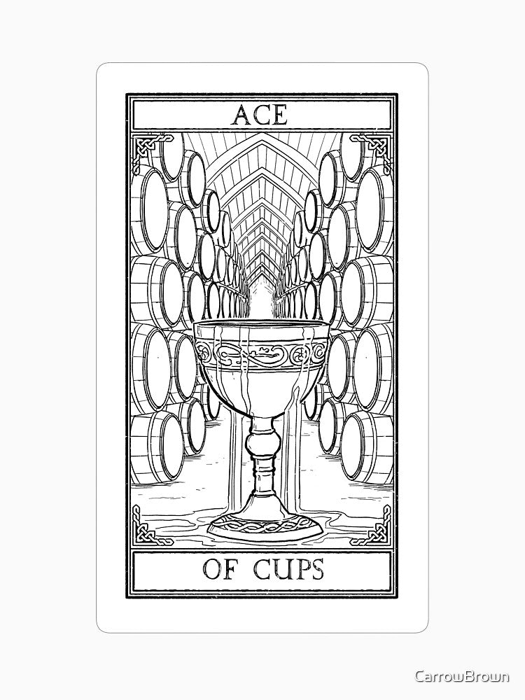 Carrow's Tarot - Ace of Cups by CarrowBrown T-Shirts, Hoodie, Sweatshirt | BlankRebels.com (Image 3)