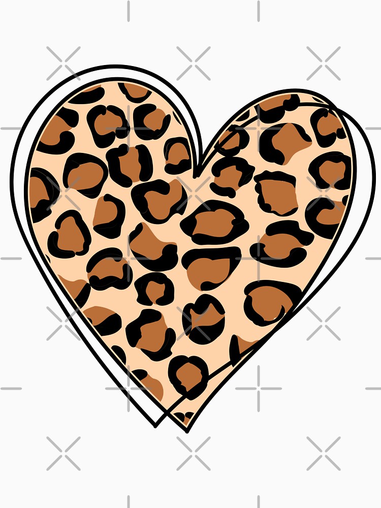 Leopard pattern  heart by sheelashop T-Shirts, Hoodie, Sweatshirt | BlankRebels.com (Image 3)