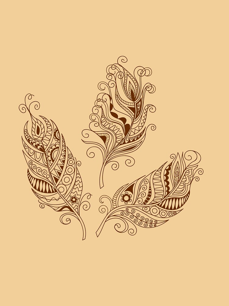boho feathers by AlinNova T-Shirts, Hoodie, Sweatshirt | BlankRebels.com (Image 3)
