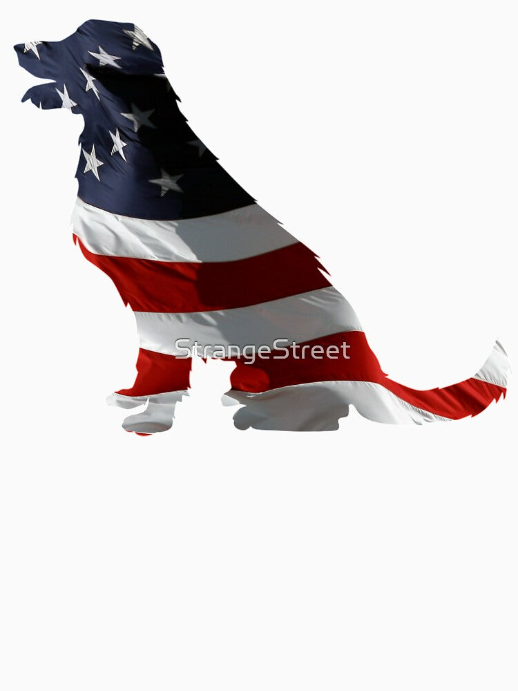 American Dog T-Shirt & Stickers - Dog Lover by StrangeStreet Hoodie, Sweatshirt | BlankRebels.com (Image 3)