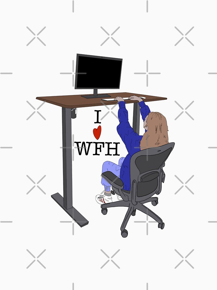 I Love WFH by BubbleDesigns4U T-Shirts, Hoodie, Sweatshirt | BlankRebels.com (Image 3)