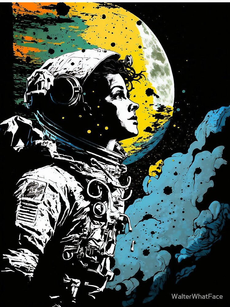 Astronaut Girl by WalterWhatFace T-Shirts, Hoodie, Sweatshirt | BlankRebels.com (Image 3)