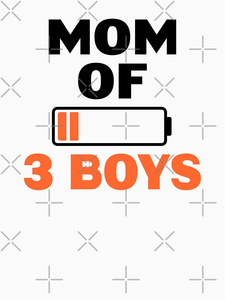 Mom of 3 Boys by Picasmus Tees Hoodie, Sweatshirt | BlankRebels.com (Image 3)