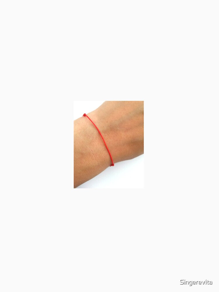 Chinese good luck evil eye kabbalah red  thread bracelet by Singerevita T-Shirts, Hoodie, Sweatshirt (Image 3)
