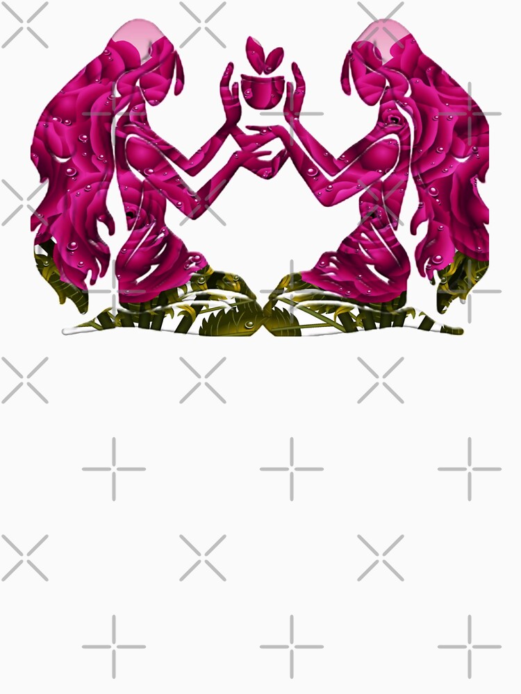 Two Girls 3D Look Rose's Theme Glassy Effect Zodiac sign by Tshirtstory T-Shirts, Hoodie, Sweatshirt (Image 3)