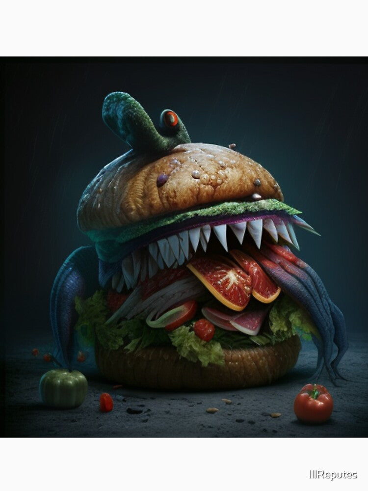 Burger With a Bite by IllReputes T-Shirts, Hoodie, Sweatshirt | BlankRebels.com (Image 3)