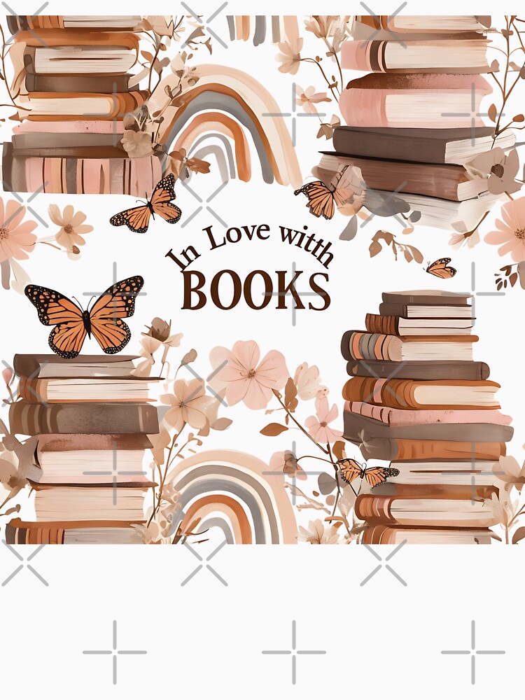 In Love with Books Aesthetic Vintage Book Art by Monascreativeempire T-Shirts, Hoodie, Sweatshirt | BlankRebels.com (Image 3)