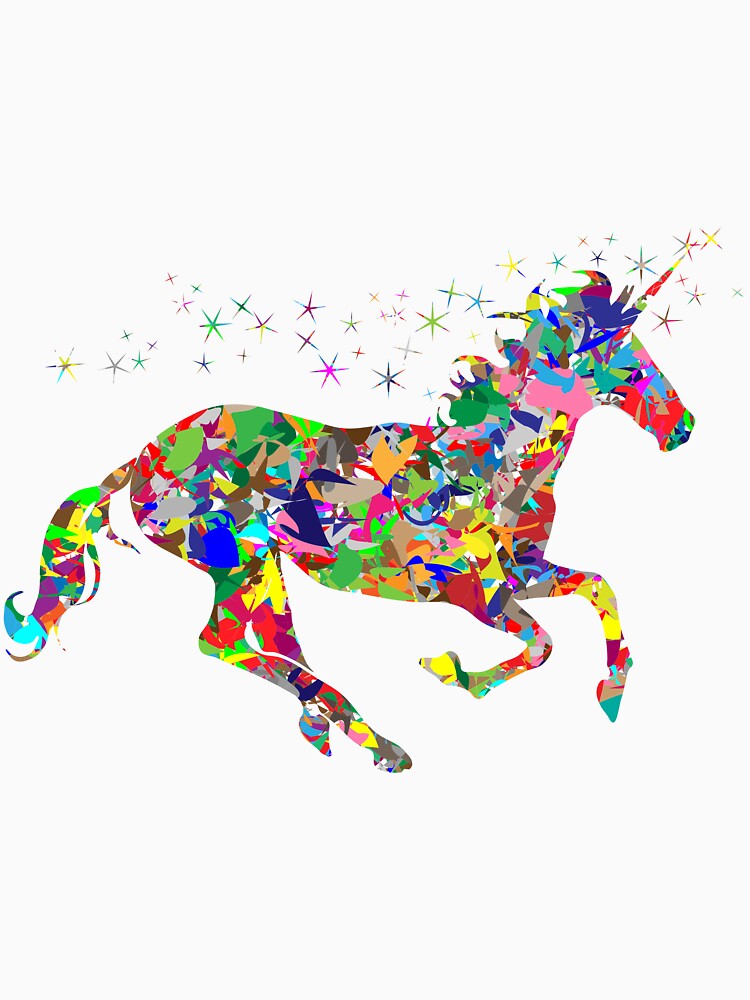 Multicolored Unicorn Merchandise by cindyfordyce T-Shirts, Hoodie, Sweatshirt | BlankRebels.com (Image 3)