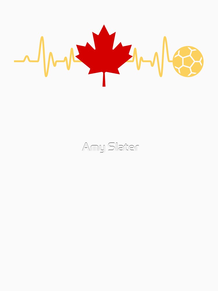 Soccer Heartbeat- Canada Soccer-Team Canada-Canada Soccer Team-Canada Soccer 2022- -2022 -CANMNT-CANWNT by SighFly52