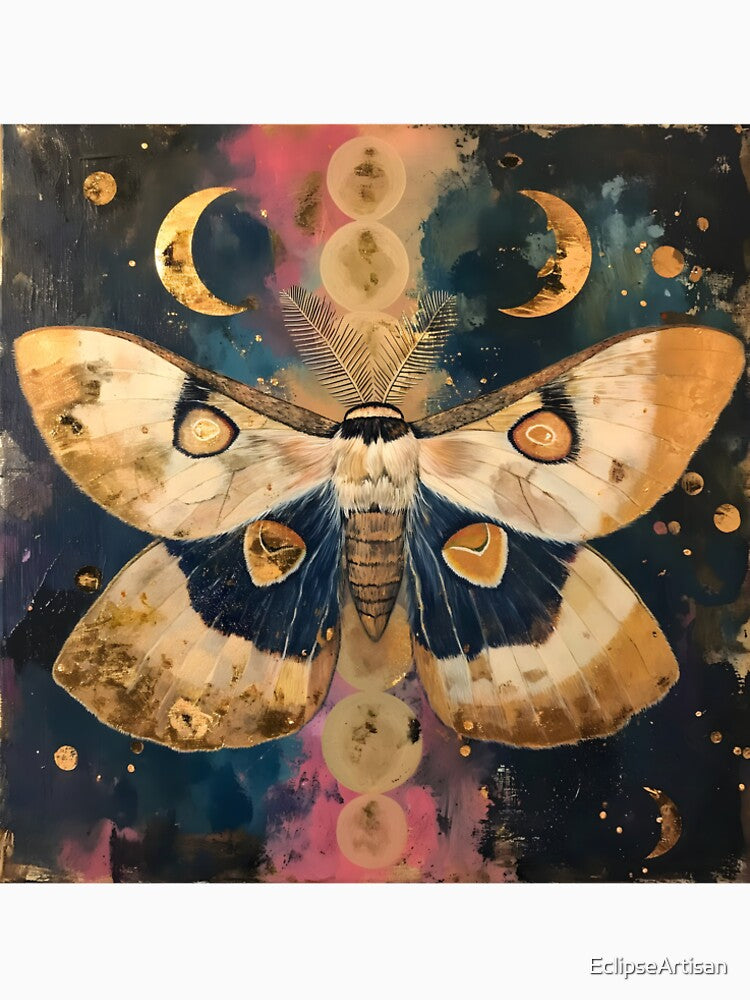 Mystic Moth: Phases of the Moon by EclipseArtisan T-Shirts, Hoodie, Sweatshirt | BlankRebels.com (Image 2)