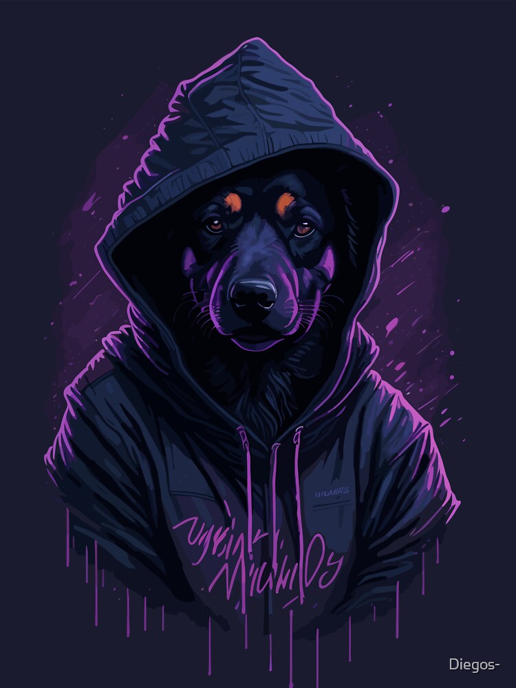 Dog using a Hoodie - Trendy and Adorable Pet Apparel by Diegos- T-Shirts, Sweatshirt | BlankRebels.com (Image 3)
