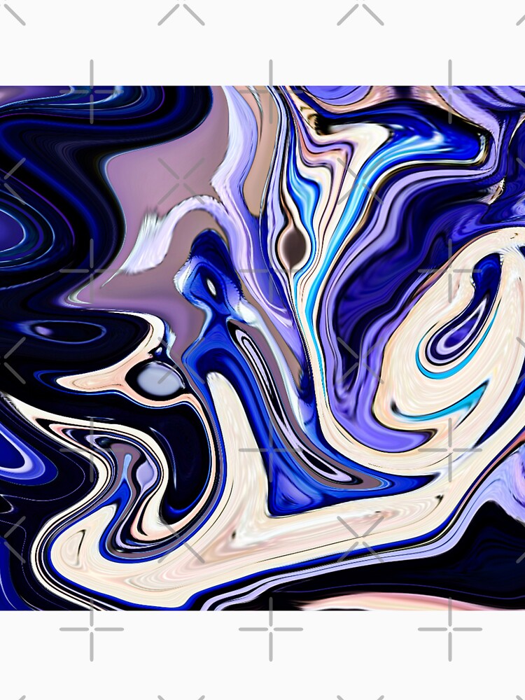 Abstract marble painting Art blue by Tshirtstory T-Shirts, Hoodie, Sweatshirt | BlankRebels.com (Image 3)