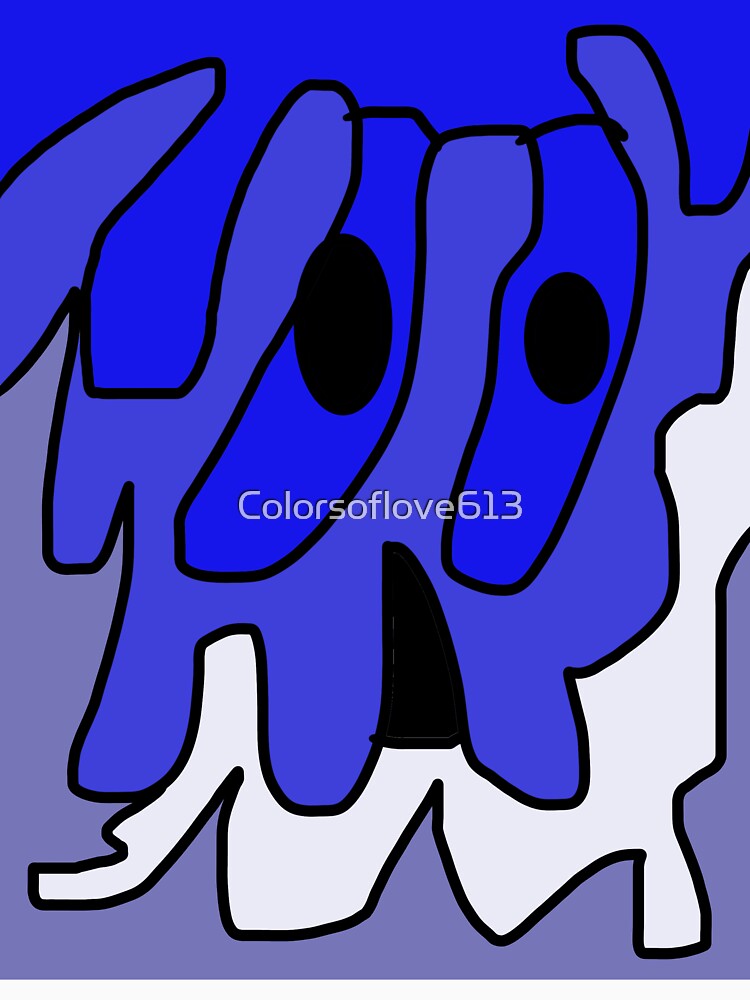 Cartoon Skull Drip Art by Colorsoflove613