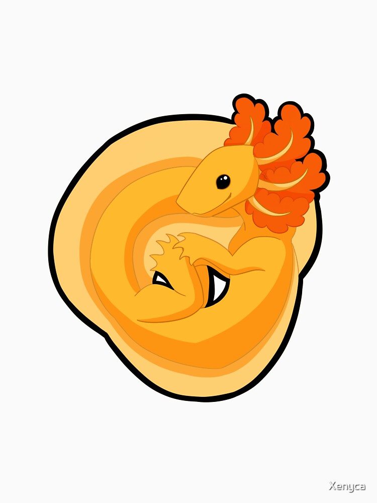 Gold Axolotl by Xenyca T-Shirts, Hoodie, Sweatshirt | BlankRebels.com (Image 3)