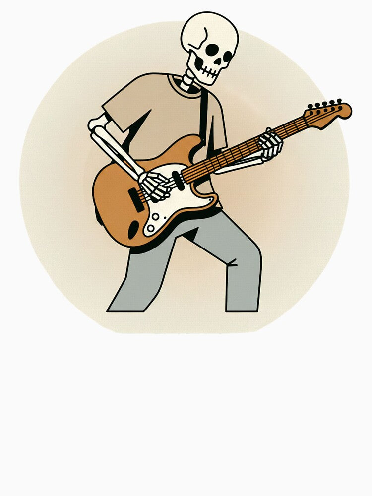 GUITARIST Minimalist Skeleton Streetwear Art T-Shirts, Hoodie, Sweatshirt