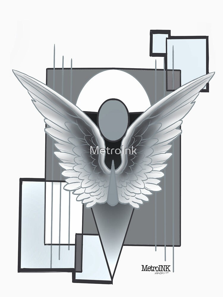 Praying Angel by MetroInk T-Shirts, Hoodie, Sweatshirt | BlankRebels.com (Image 3)