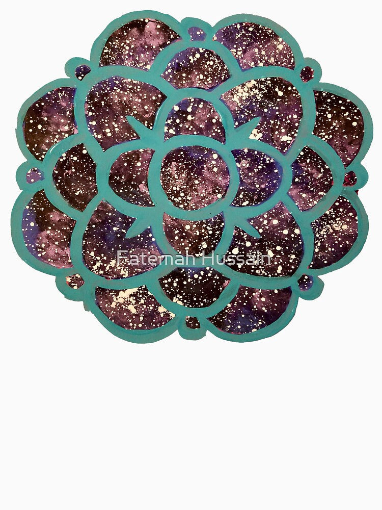 Galaxy Flower by Fatemah Hussain T-Shirts, Hoodie, Sweatshirt | BlankRebels.com (Image 3)
