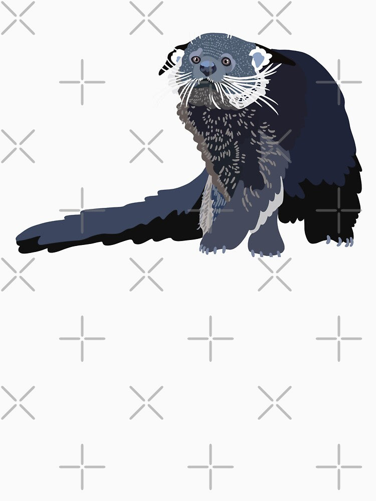 B is for Binturong ,Binturong – Curious Asian Bearcat Wildlife Illustration by PrettylittlepastelUk T-Shirts,... (Image 3)