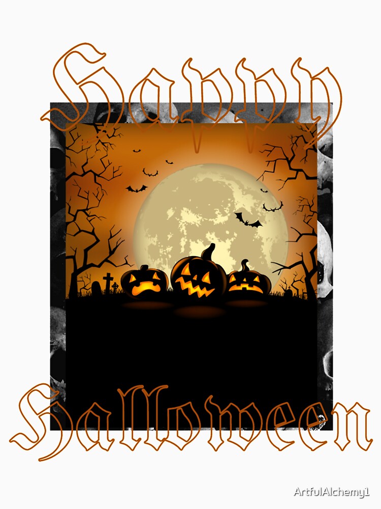 Happy Halloween gift idea for mom dad son sister brother wife husband by ArtfulAlchemy1 T-Shirts, Hoodie,... (Image 3)