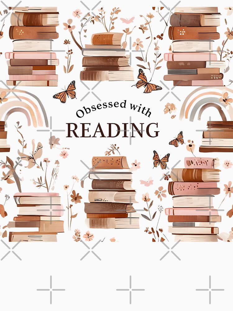 Obsessed with Reading Vintage Book Lover Art by Monascreativeempire T-Shirts, Hoodie, Sweatshirt | BlankRebels.com (Image 3)