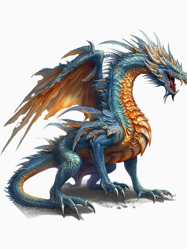 Blue Dragon by PCGDrawing T-Shirts, Hoodie, Sweatshirt | BlankRebels.com (Image 3)
