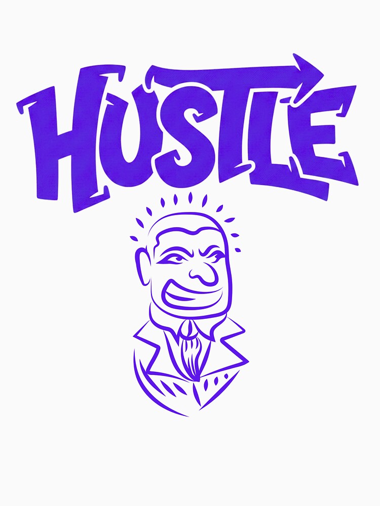 Hustle Inspired Bold Lettering Art by madwordlab T-Shirts, Hoodie, Sweatshirt | BlankRebels.com (Image 3)