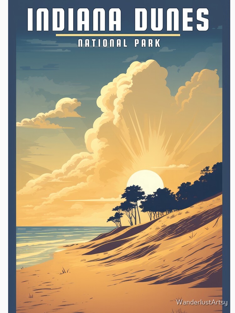 Indiana Dunes Sunset National Park by WanderlustArtsy T-Shirts, Hoodie, Sweatshirt | BlankRebels.com (Image 3)