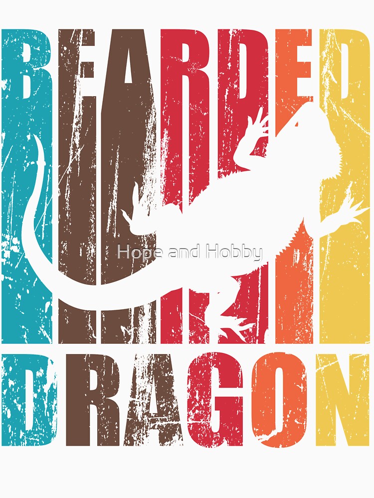 Bearded Dragon Retro Distressed Design by Theodore Cory T-Shirts, Hoodie, Sweatshirt | BlankRebels.com (Image 3)