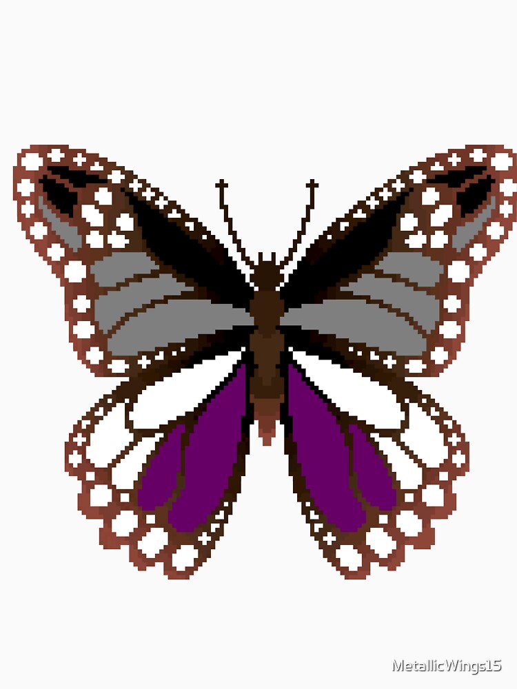 Ace Pride Butterfly by MetallicWings15 T-Shirts, Hoodie, Sweatshirt | BlankRebels.com (Image 3)