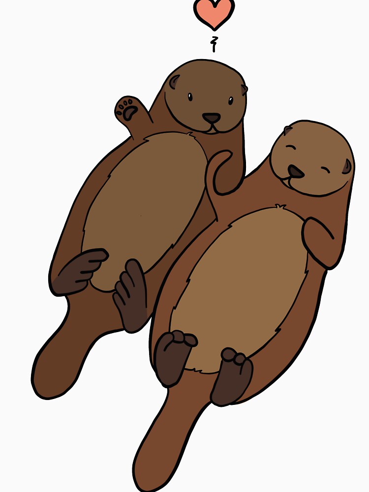 Otters in Love by OhJaye T-Shirts, Hoodie, Sweatshirt | BlankRebels.com (Image 3)
