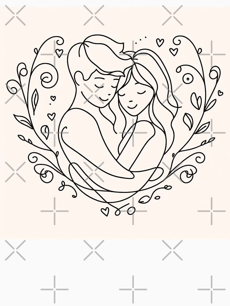 couple one line by vinniespeer T-Shirts, Hoodie, Sweatshirt | BlankRebels.com (Image 3)