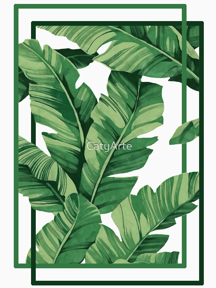 Tropical banana leaves by CatyArte T-Shirts, Hoodie, Sweatshirt | BlankRebels.com (Image 3)