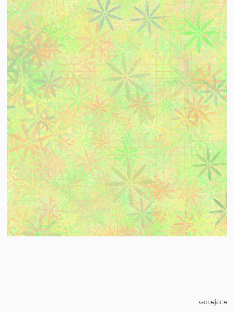 Green Flower Burst Abstract Art by samejane T-Shirts, Hoodie, Sweatshirt | BlankRebels.com (Image 3)