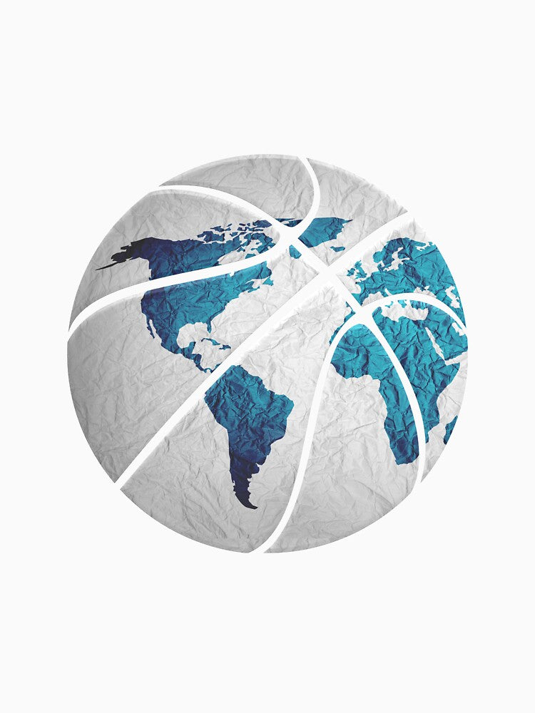 Abstract Basketball Design - Motivational Sports - Worldwide Map by Gaming x Sports T-Shirts, Hoodie, Sweatshirt (Image 3)