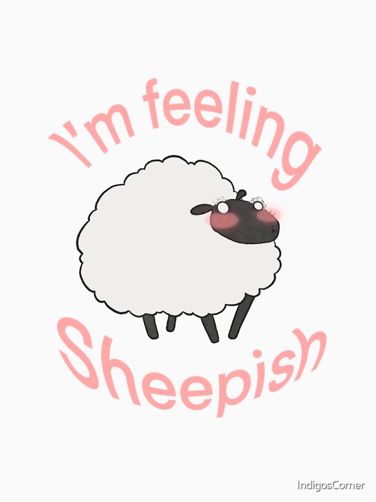 funny sheepish sheep pun backgroundless by IndigosCorner