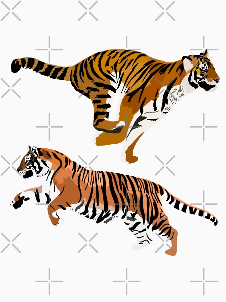 B is for Bengal Tiger,Bengal Tiger Artwork – Big Cat Illustration and Wildlife Design by PrettylittlepastelUk... (Image 3)