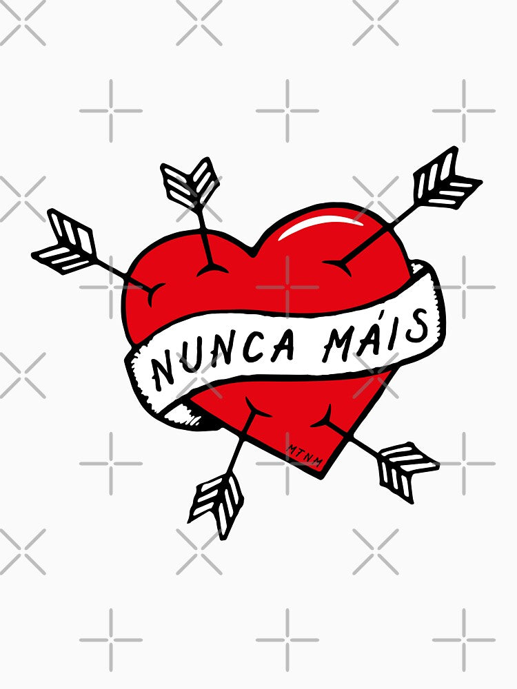 never again heart tattoo by emeteneme T-Shirts, Hoodie, Sweatshirt | BlankRebels.com (Image 3)