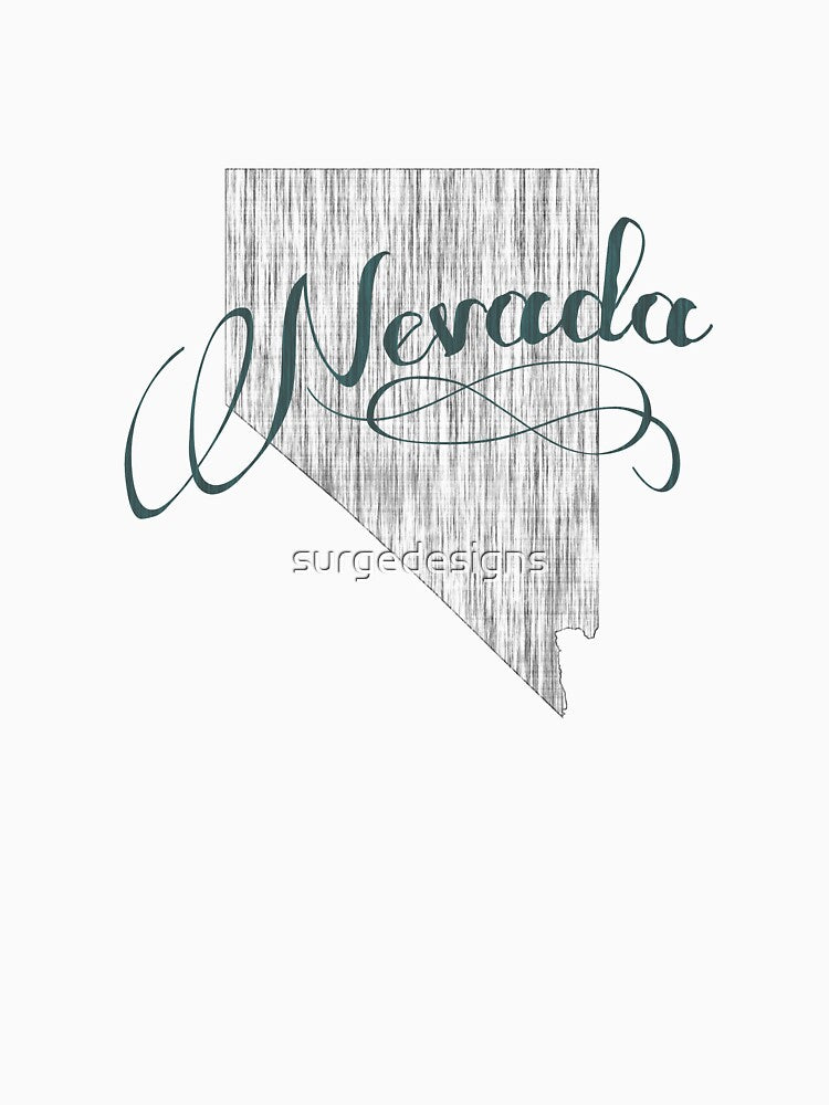 Nevada State Typography by surgedesigns T-Shirts, Hoodie, Sweatshirt | BlankRebels.com (Image 3)