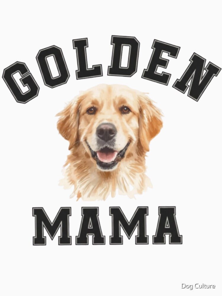 Golden Mama – Cute Golden Retriever Dog Mom Gift Design by Dog Culture T-Shirts, Hoodie, Sweatshirt (Image 3)