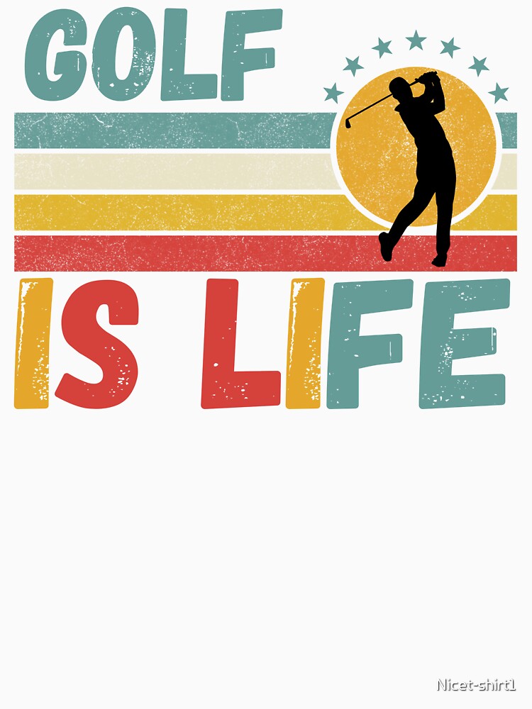 Golf Is Life Golf Lover Vintage by Nicet-shirt1