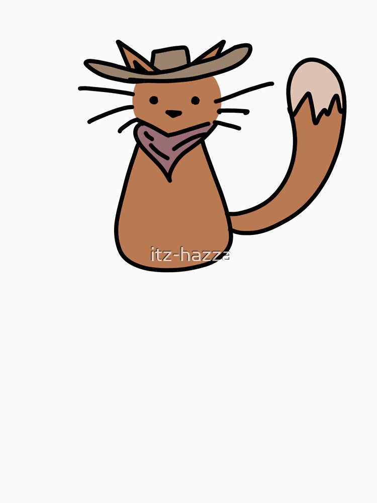 Orange Cowboy Cat by itz-hazza T-Shirts, Hoodie, Sweatshirt | BlankRebels.com (Image 3)