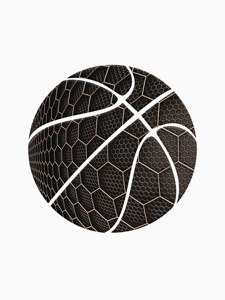 Abstract Basketball Design - Motivational Sports - Metal Scales Pattern by Gaming x Sports T-Shirts, Hoodie,... (Image 3)