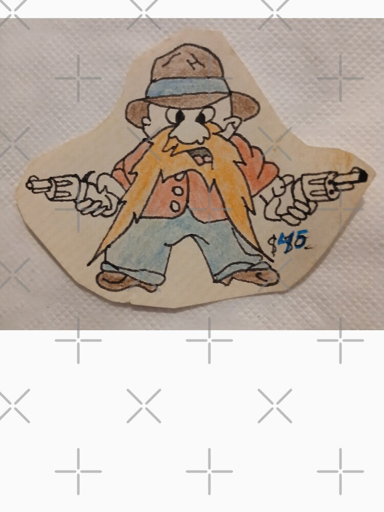 Comical gunfighter by Justinjmcook T-Shirts, Hoodie, Sweatshirt | BlankRebels.com (Image 3)