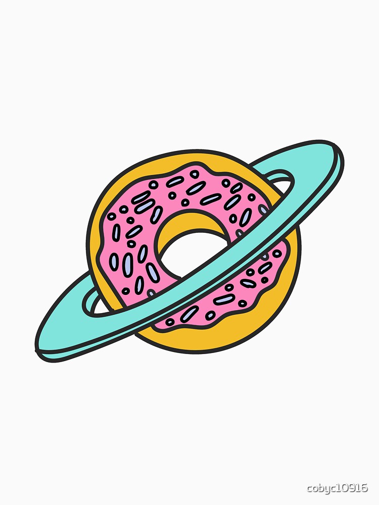 Donut Planet Illustration by cobyc10916 T-Shirts, Hoodie, Sweatshirt | BlankRebels.com (Image 3)