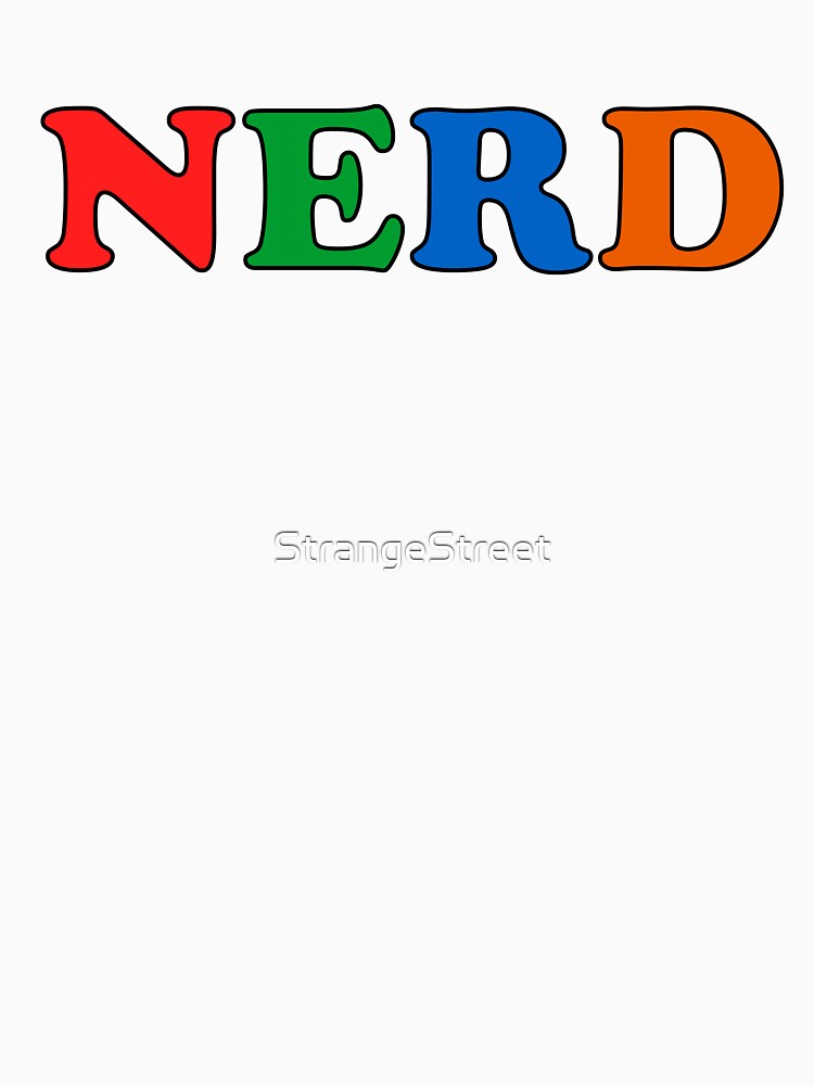 Nerd Colorful ~ Hipster Quote Book by StrangeStreet T-Shirts, Hoodie, Sweatshirt | BlankRebels.com (Image 3)