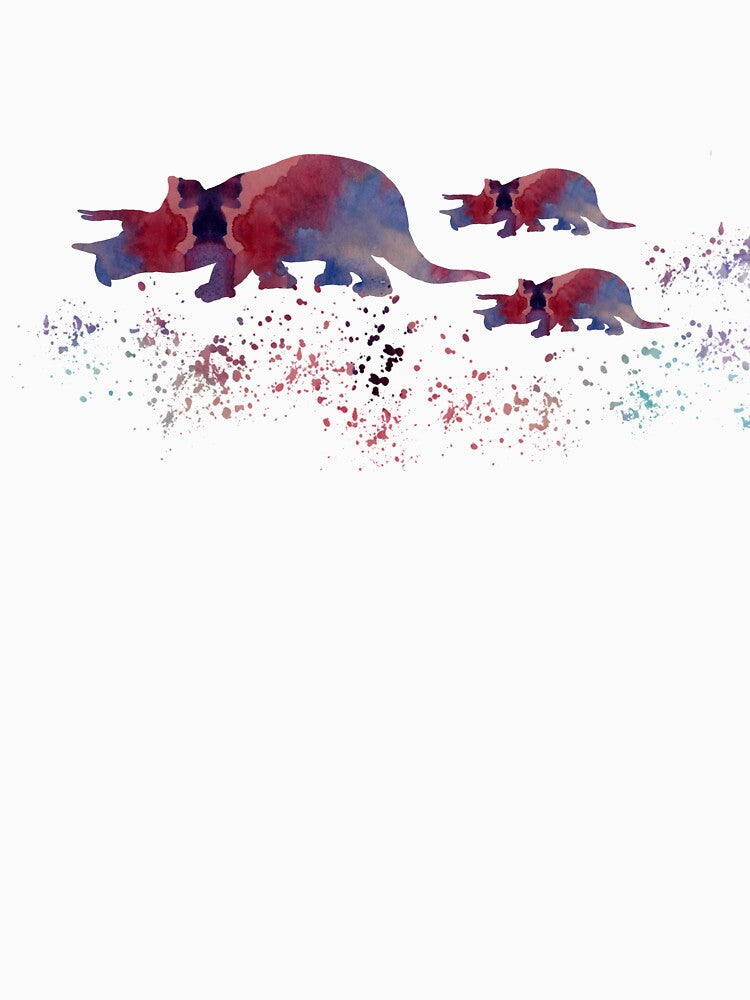 Triceratops with babies by BittenByErmines T-Shirts, Hoodie, Sweatshirt | BlankRebels.com (Image 3)