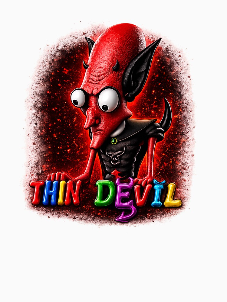 Thin Evil Devil Red Demon Graphic by GiftedInk